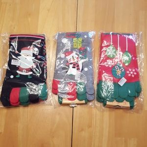 Christmas Toe Socks